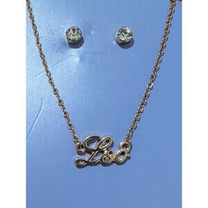 Claire’s Girls Zodiac Sign Astrological Symbol Necklace Pisces Gold Earrings